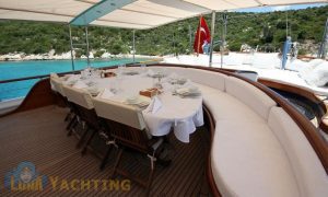 bodrum luxury gulet charter 6 cabins private gulet 13