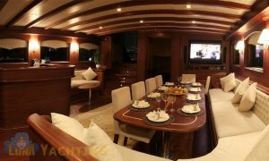 bodrum luxury gulet charter 6 cabins private gulet 17