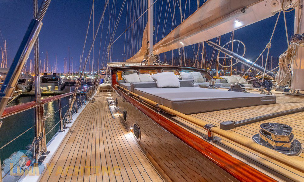 Luxury Exclusive Sailing Yacht Salta Luna Yachting Bodrum Marmaris 43 Meter 6 1