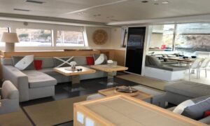 Catamaran Lagoon 620 Camaron for rent Turkey Luna Yachting Bodrum 28