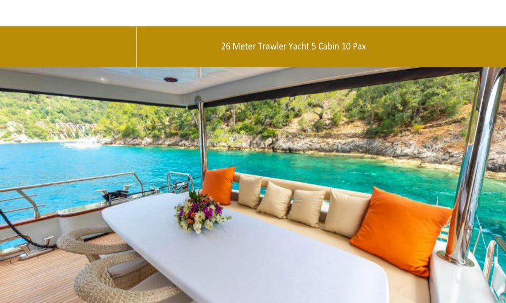 5 Cabin Luxury Trawler Fethiye Bodrum 05